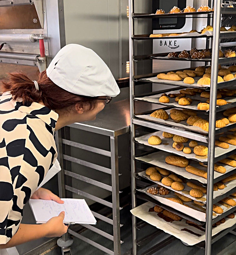 cap blanc pâtisserie